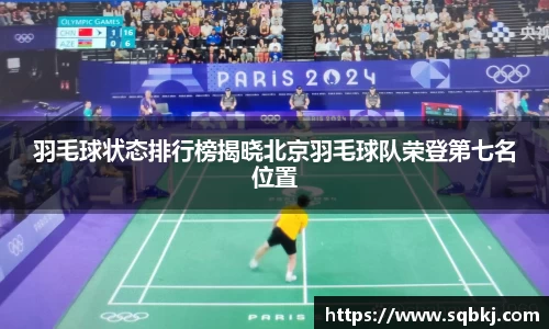 羽毛球状态排行榜揭晓北京羽毛球队荣登第七名位置